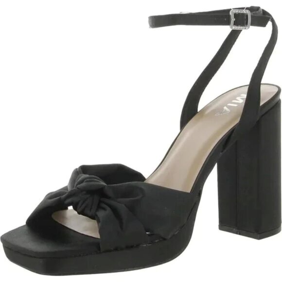 MIA | Aliciana Satin Knot Platform Women's Heels - Picture 1 of 6